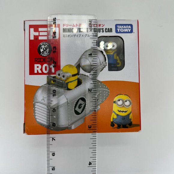 Minion Dave Gru’s Car Ride On R01 by Dream Tomica Takara Tomy From Japan - FUN! - Picture 10 of 11